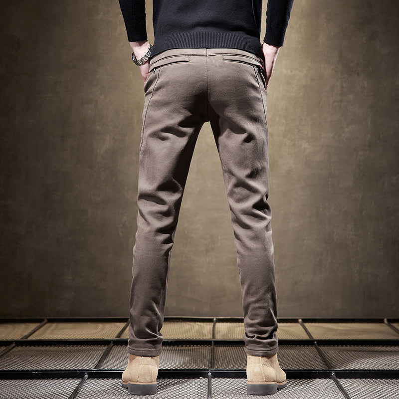 Slim Fit Stretch Baumwollhose – Herren Maßgeschneiderte Hose