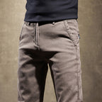 Slim Fit Stretch Baumwollhose – Herren Maßgeschneiderte Hose