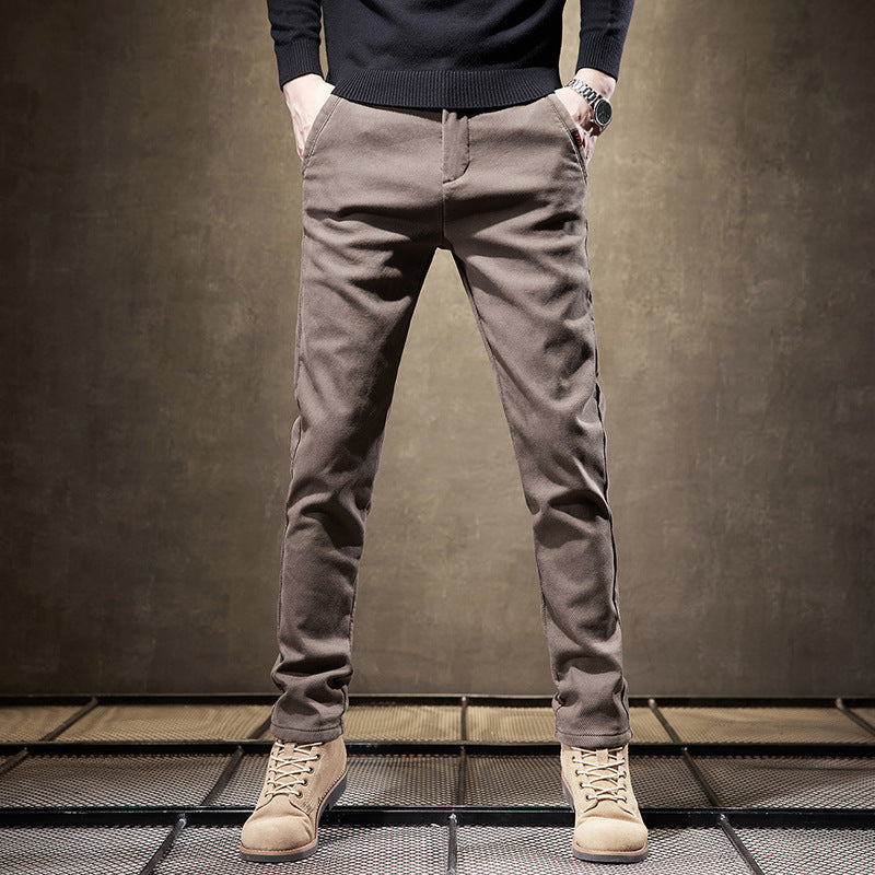Slim Fit Stretch Baumwollhose – Herren Maßgeschneiderte Hose
