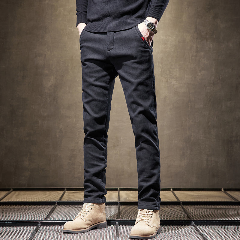 Slim Fit Stretch Baumwollhose – Herren Maßgeschneiderte Hose