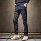 Slim Fit Stretch Baumwollhose – Herren Maßgeschneiderte Hose