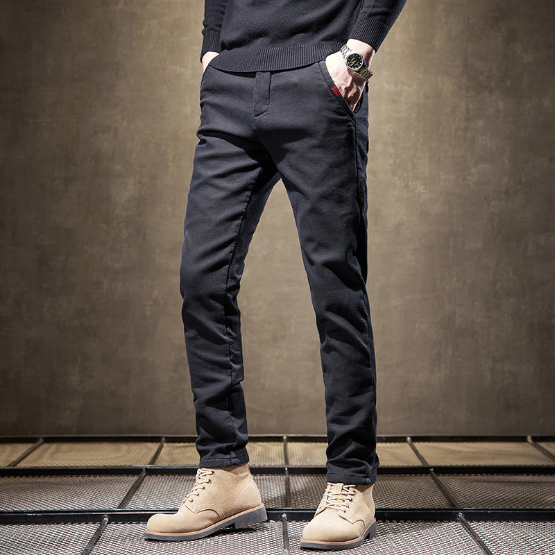 Slim Fit Stretch Baumwollhose – Herren Maßgeschneiderte Hose