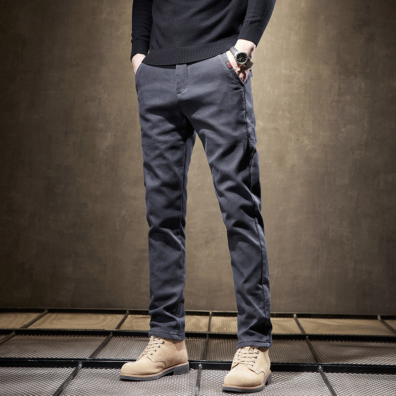 Slim Fit Stretch Baumwollhose – Herren Maßgeschneiderte Hose