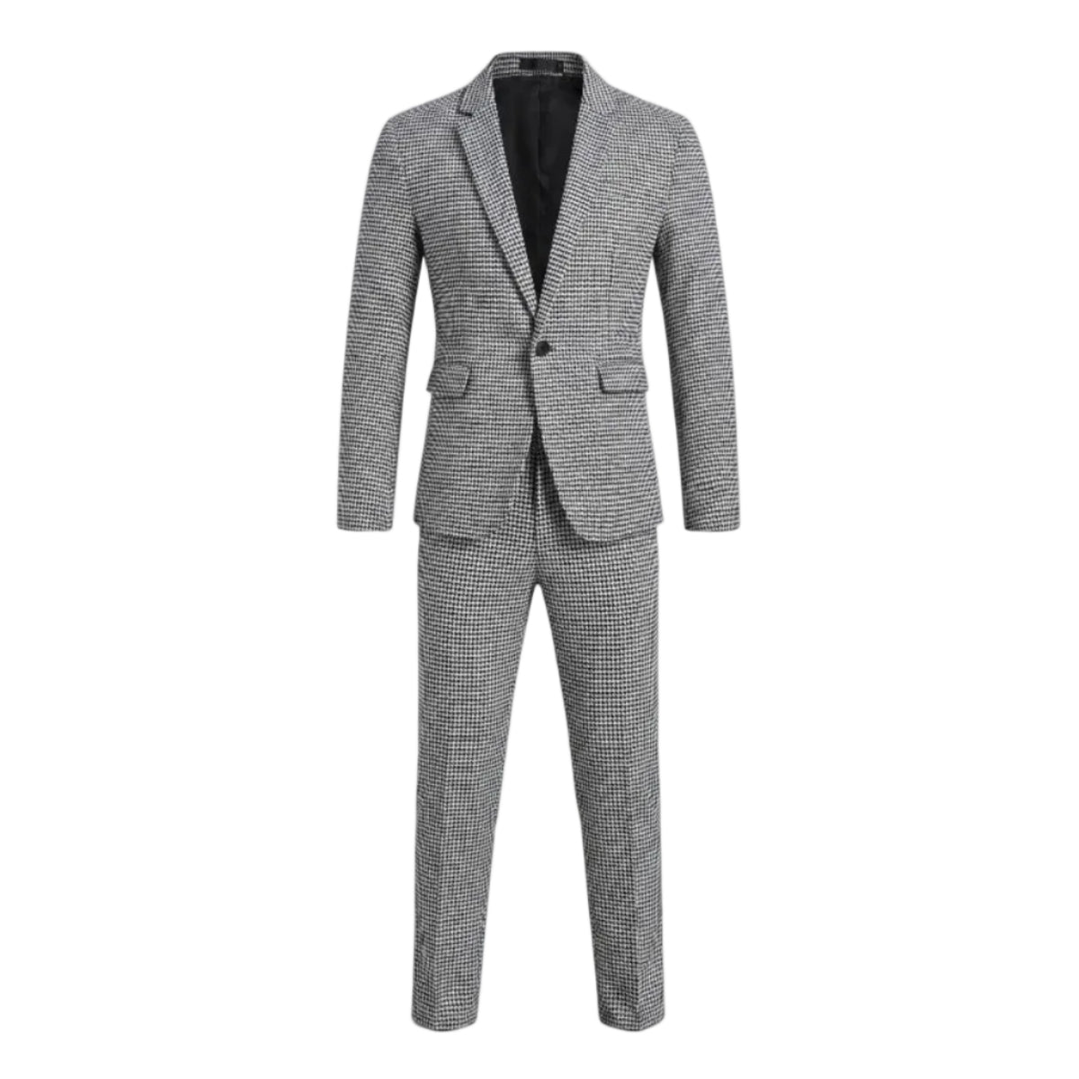 Herren Zweiteiliger Anzug | Langärmliger Blazer und Hose | Reguläre Passform aus Polyester für Business und Formelle Anlässe | Schmid