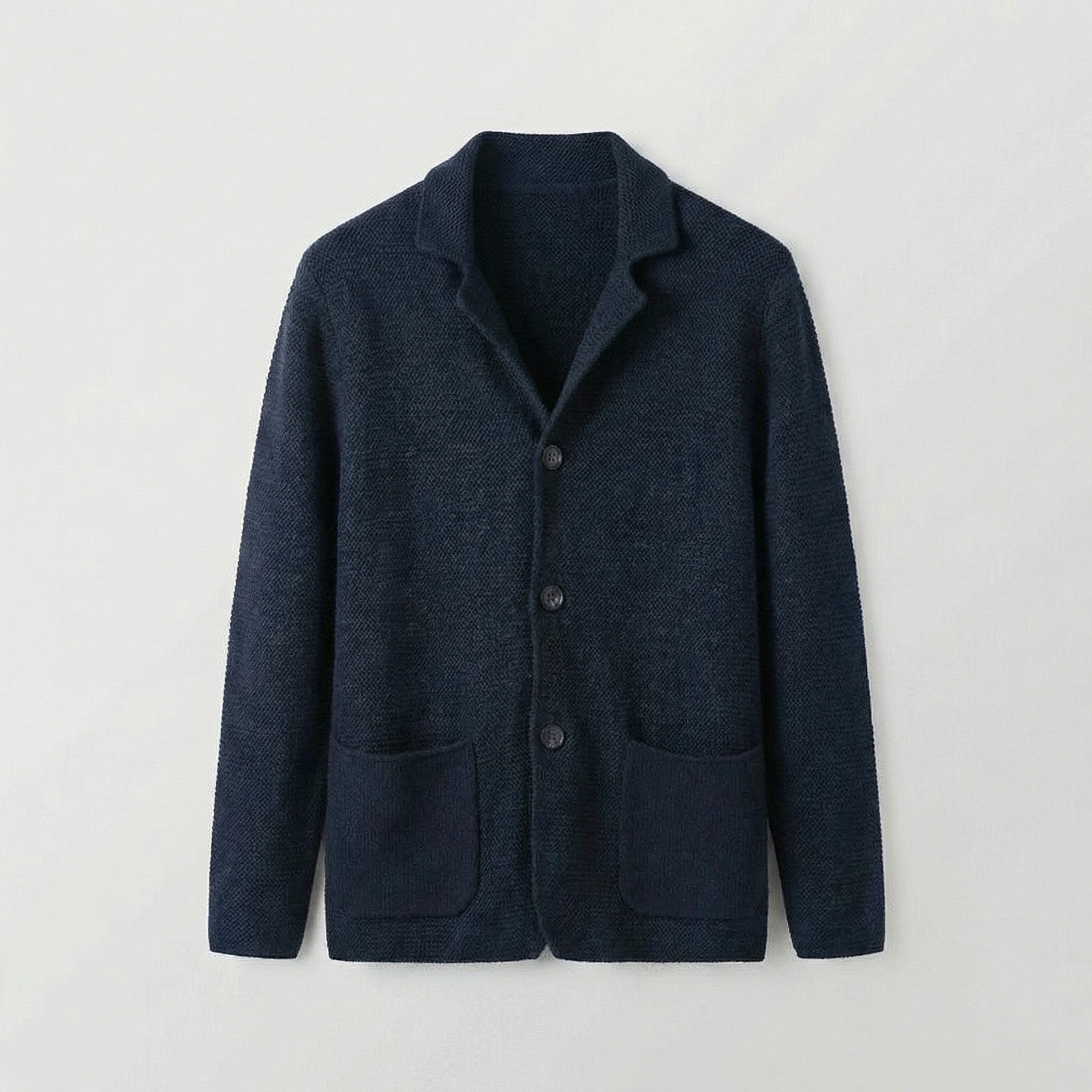 Lorenzo Strick-Cardigan – Herren Knitwear Cardigan mit Knopfleiste