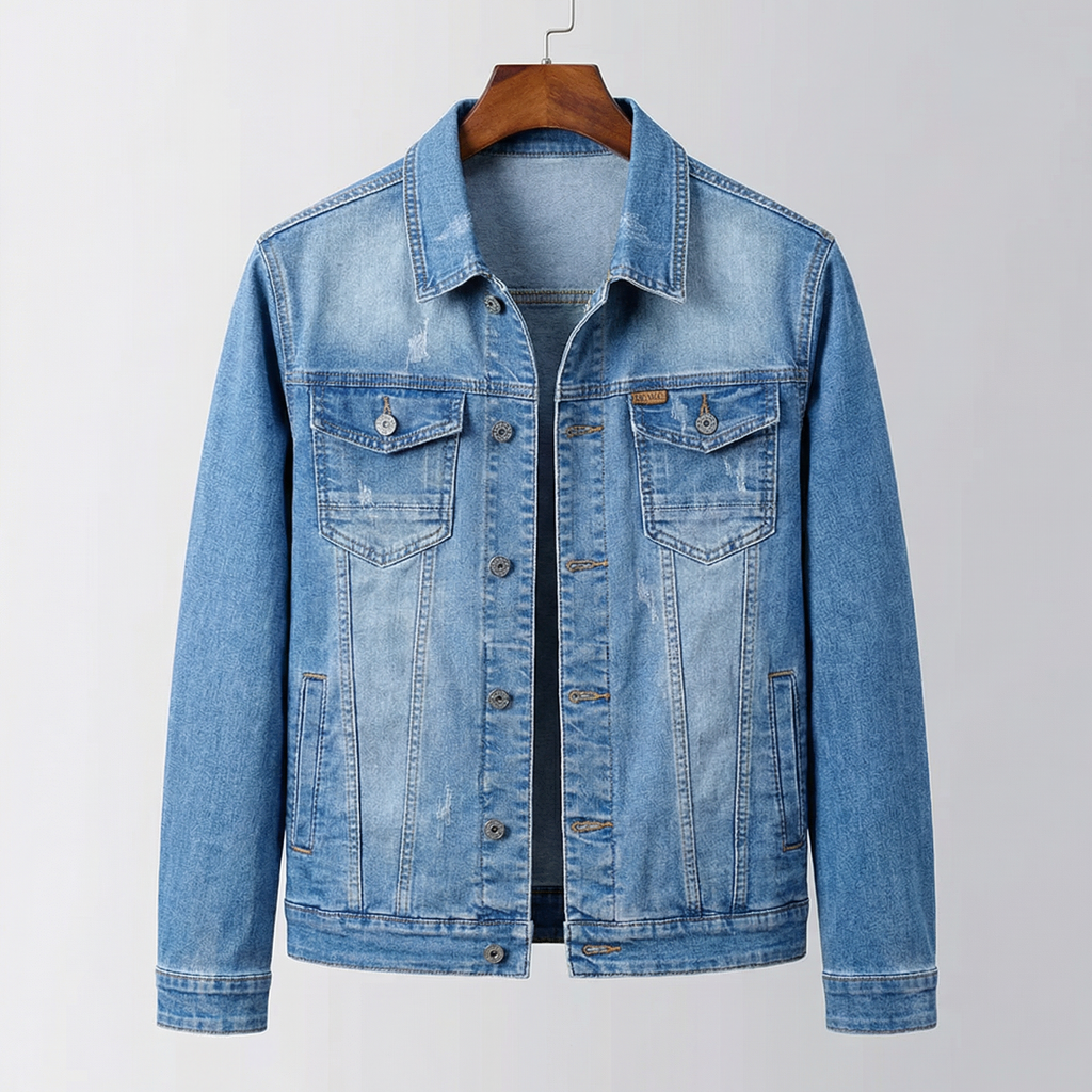 Billy Denim‑Jacke – Herren Langärmlige Jeansjacke
