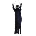 Hängende Gespensterdekoration aus Stoff | Halloween Ornament mit langen Haaren | Hängedekoration für Innen- & Außenbereiche | Schmid