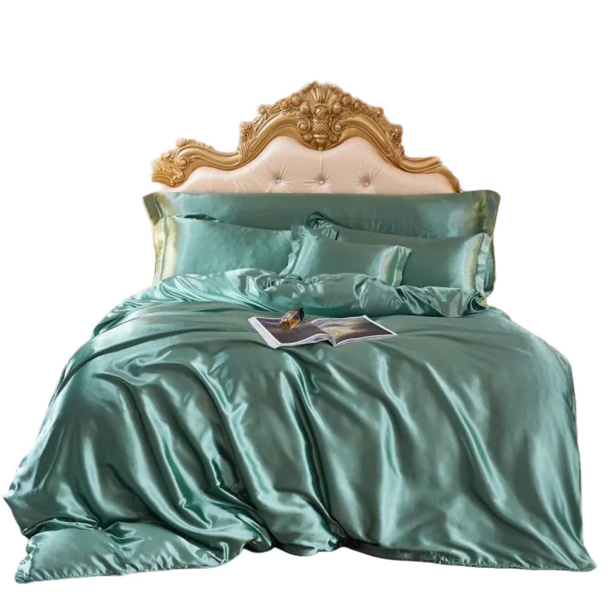Amara – Bettwäsche-Set 4-teiliges Satin-Bettset