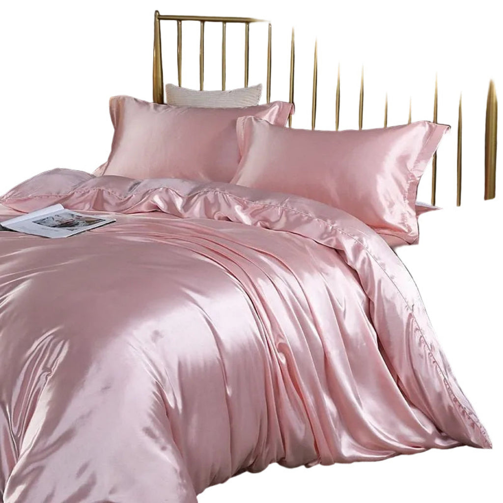 Amara – Bettwäsche-Set 4-teiliges Satin-Bettset