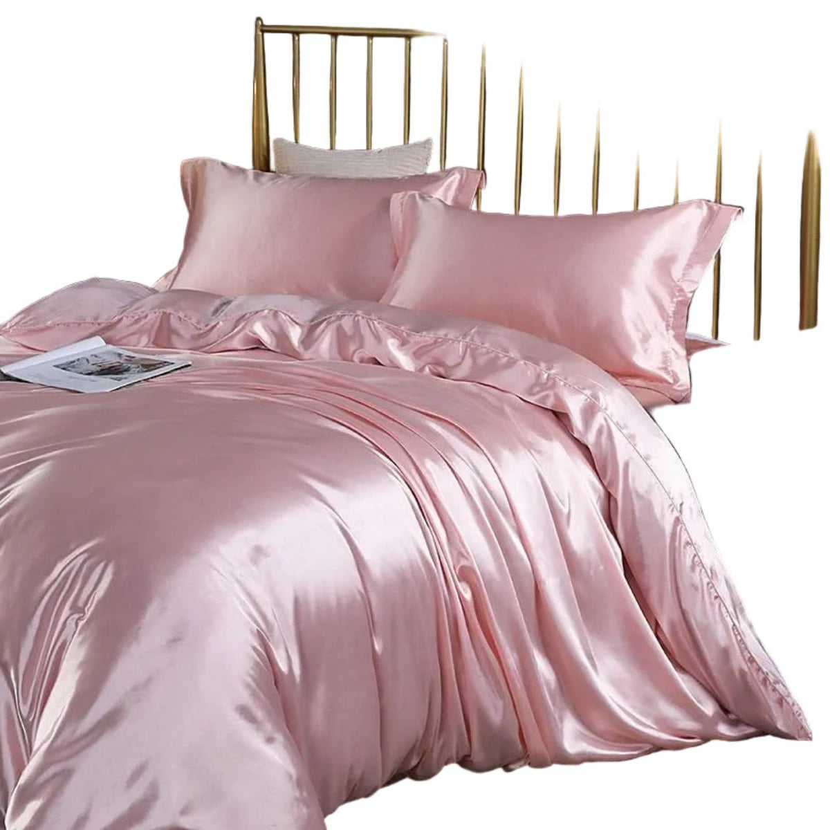 Amara – Bettwäsche-Set 4-teiliges Satin-Bettset