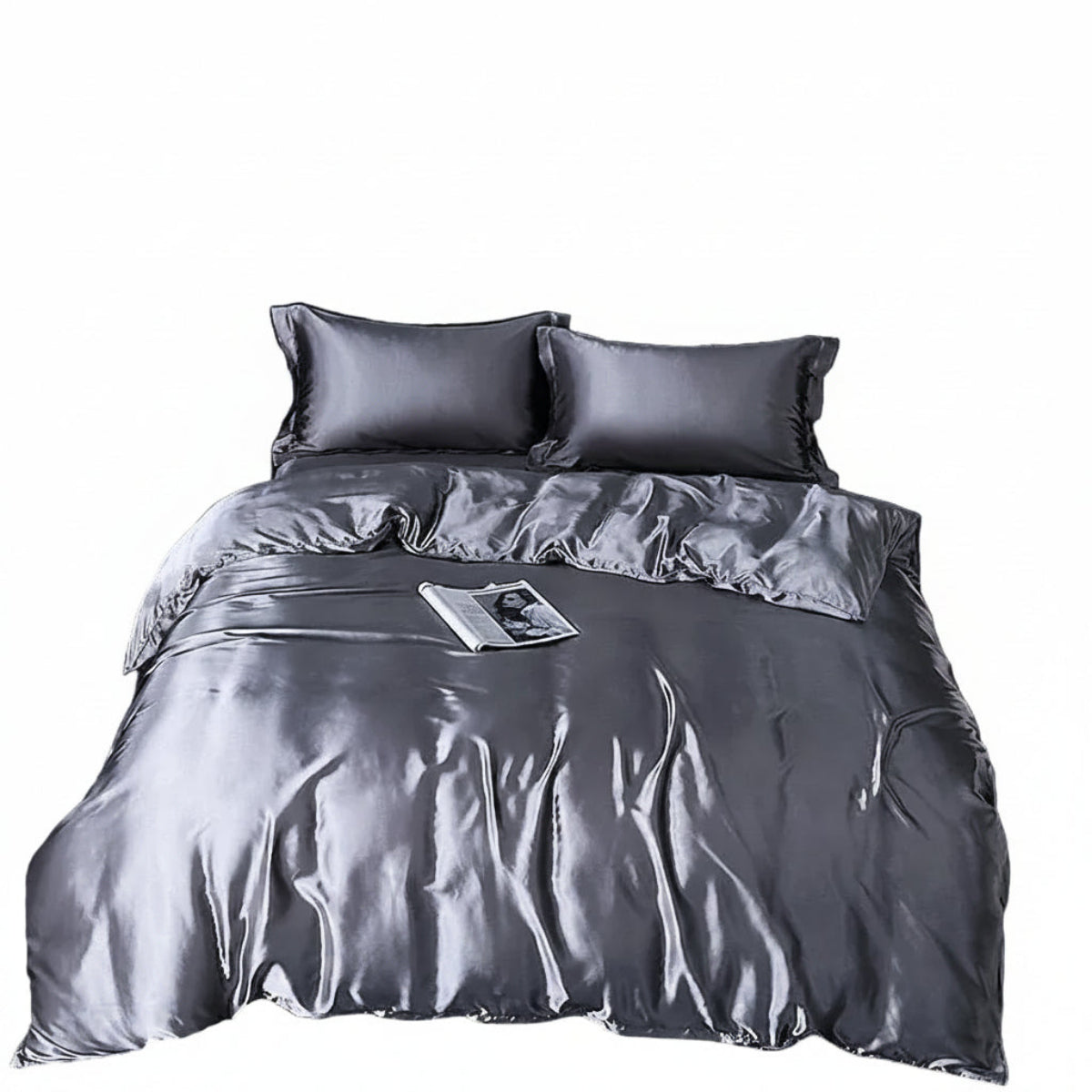 Amara – Bettwäsche-Set 4-teiliges Satin-Bettset