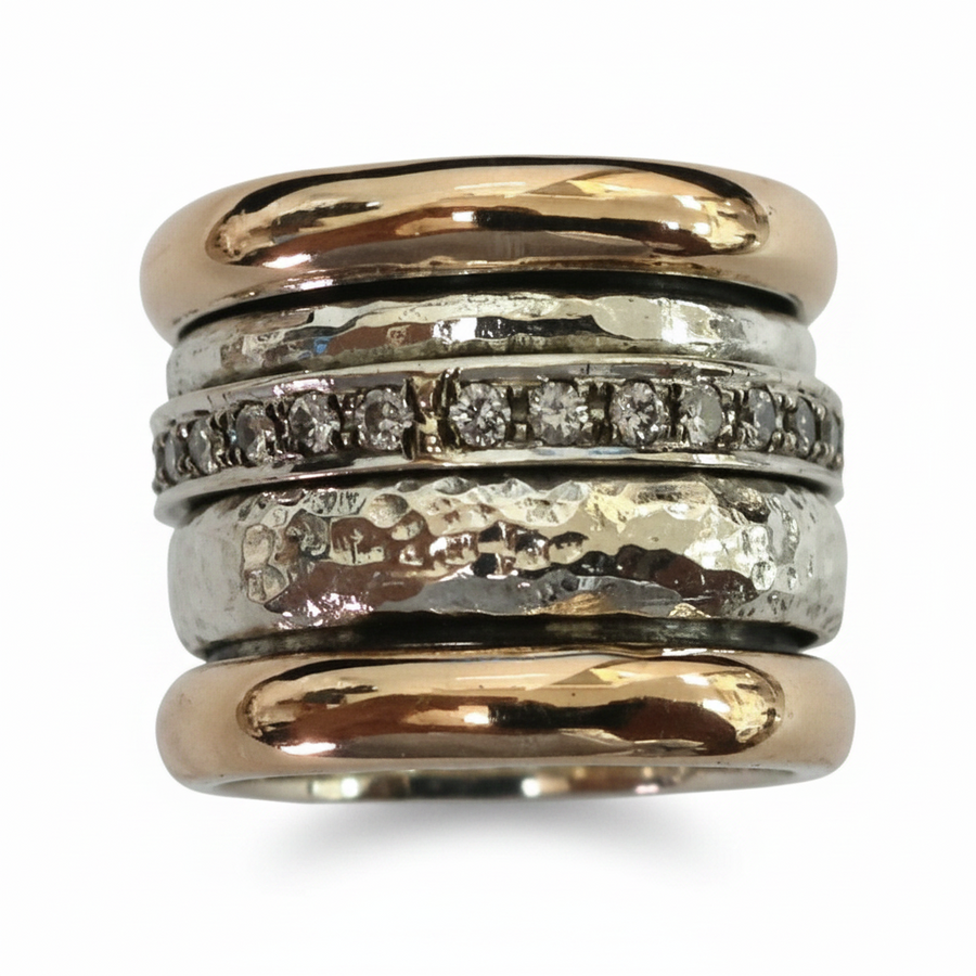 Dicke - Damen Ring Schmuckring mit schlichtem Design