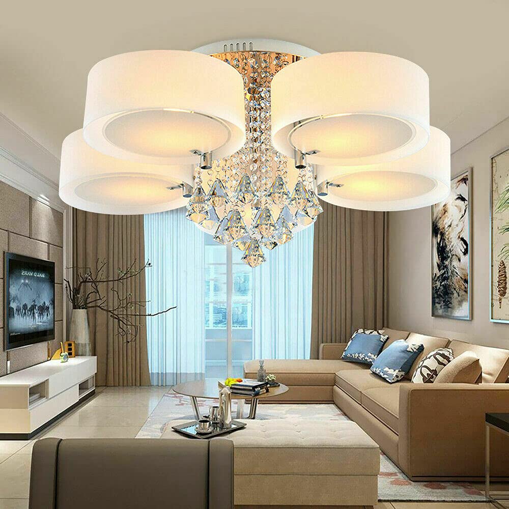 Klassisch Deckenlampe Aus Kristallglas | Warmweiß Beleuchtung