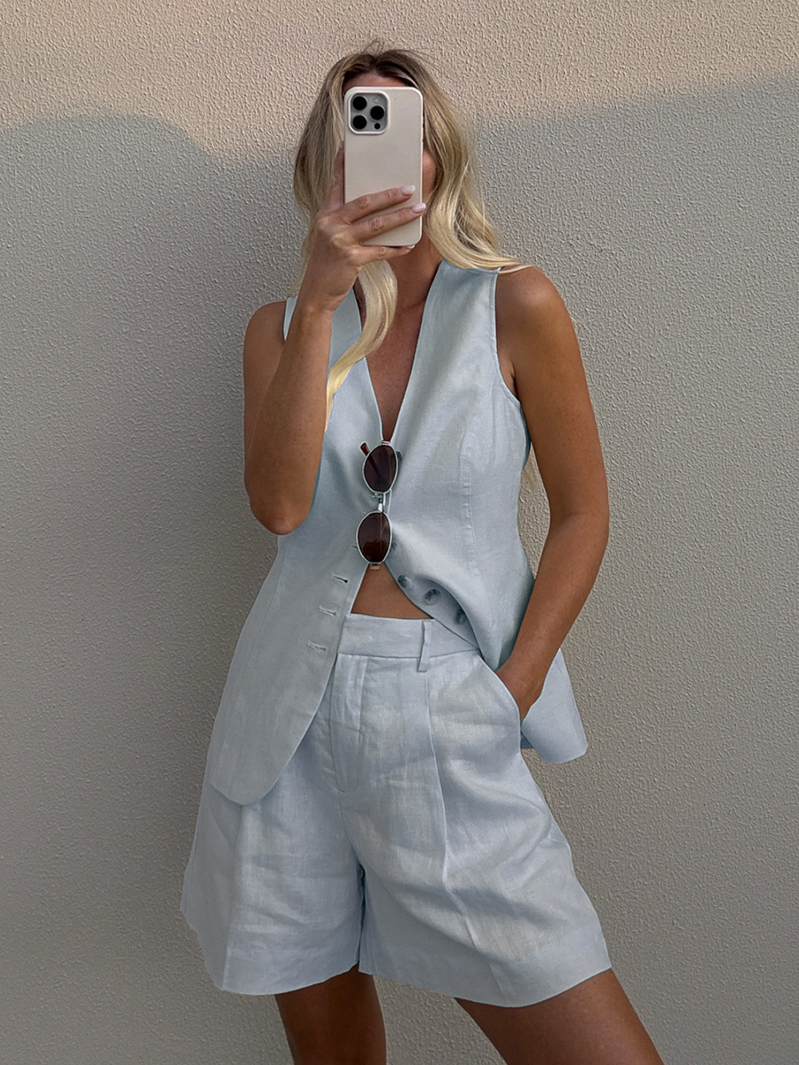 Linen gemütliches | zweiteiliges set