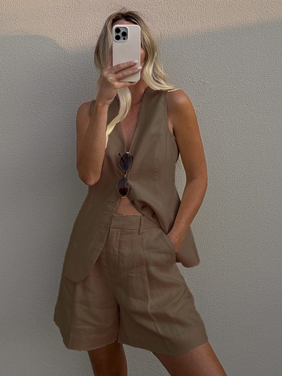 Linen gemütliches | zweiteiliges set