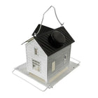 Solarbetriebenes Vogelfutterhaus | Wetterfestes Vogelfutterhaus mit LED-Beleuchtung | Für Garten, Balkon und Terrasse | Schmid