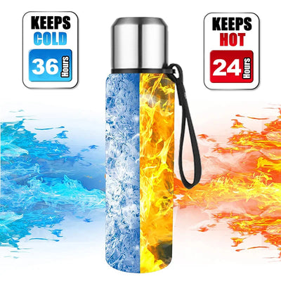 Große thermosflasche | hält getränke perfekt heiß oder kalt