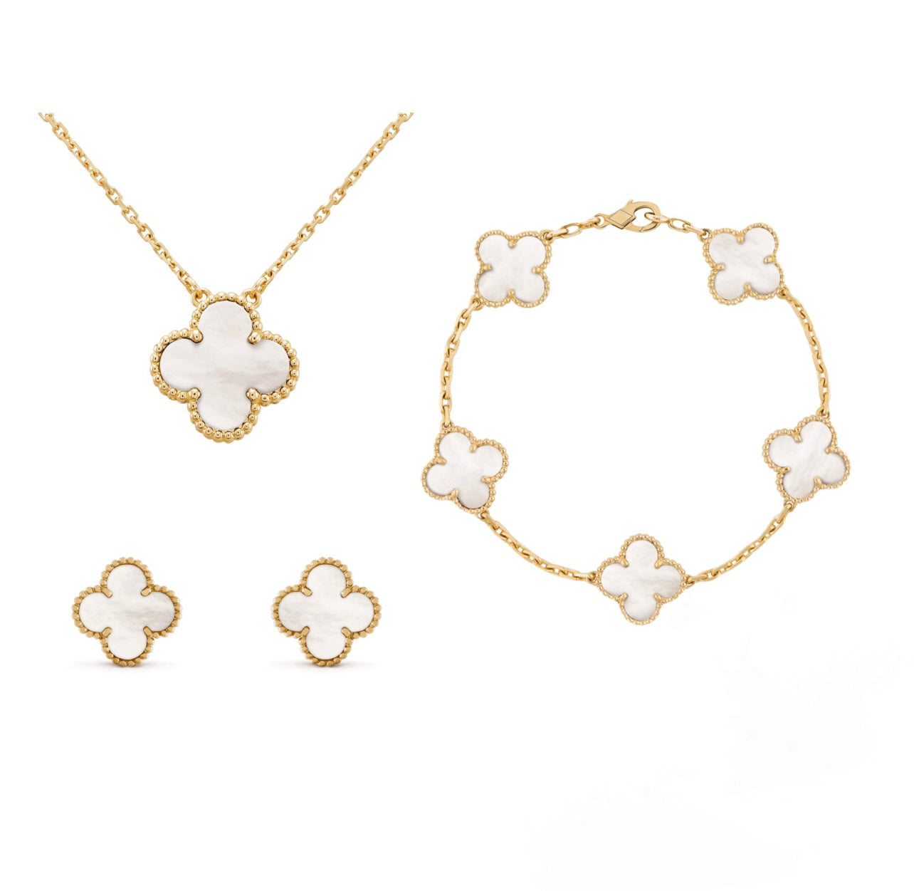 Julia schmuckset | zarte symbolik trifft goldene eleganz