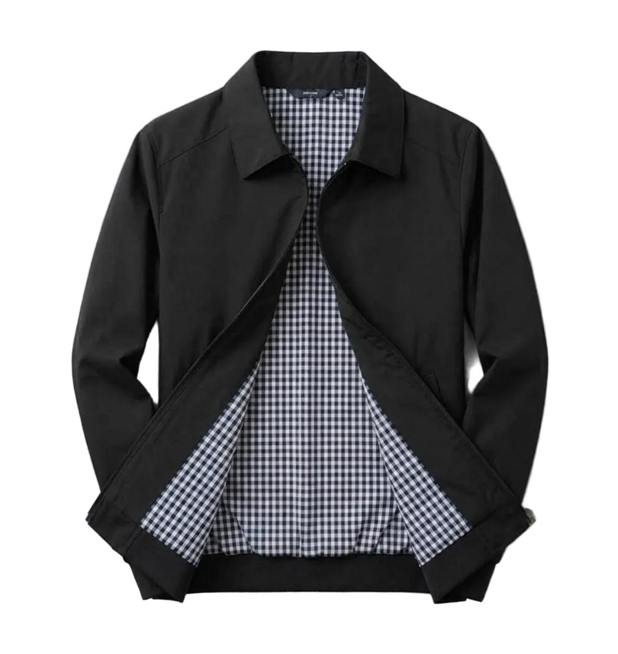 William - Herren Jacke mit Reißverschluss und taillierter Passform