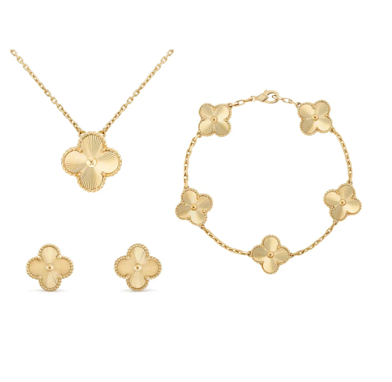 Julia schmuckset | zarte symbolik trifft goldene eleganz