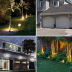 Solar LED Gartenstrahler – kabellos, für Außenbereich, wetterbeständig