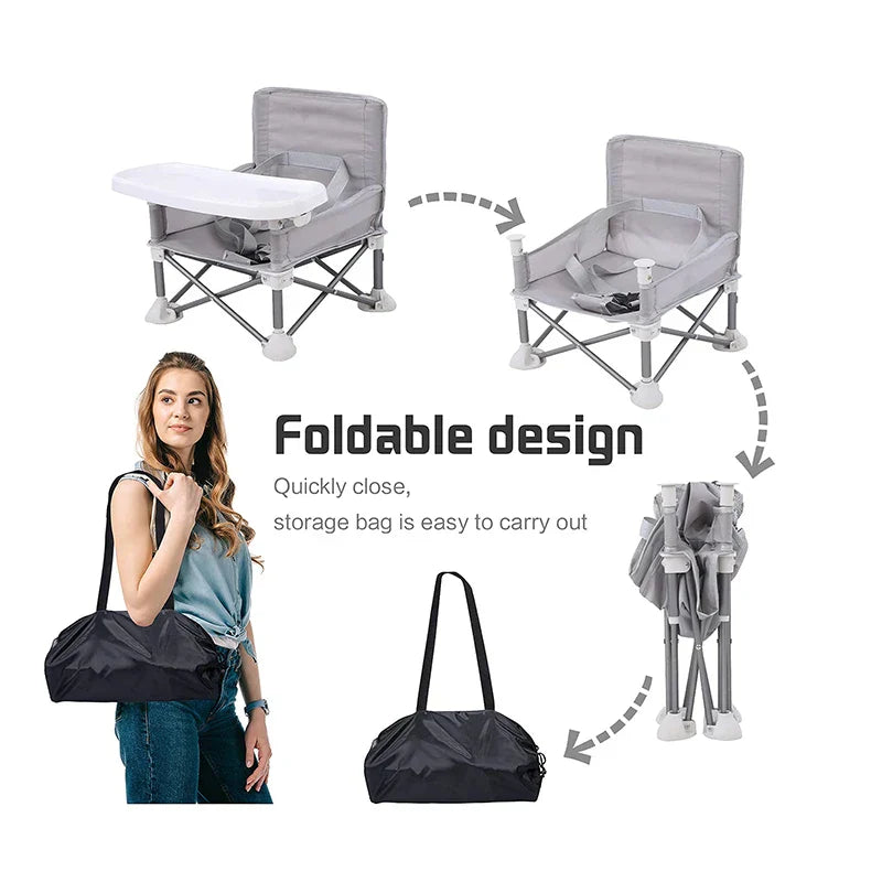 Babygo Seat | Tragbarer Hochstuhl Für Sicheres Sitzen Unterwegs