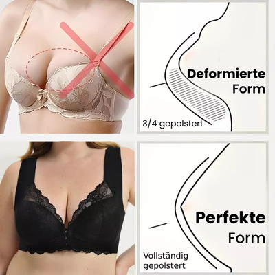 Nahtloser Push-Up BH Mit Frontverschluss | 3er Pack Komfort & Halt