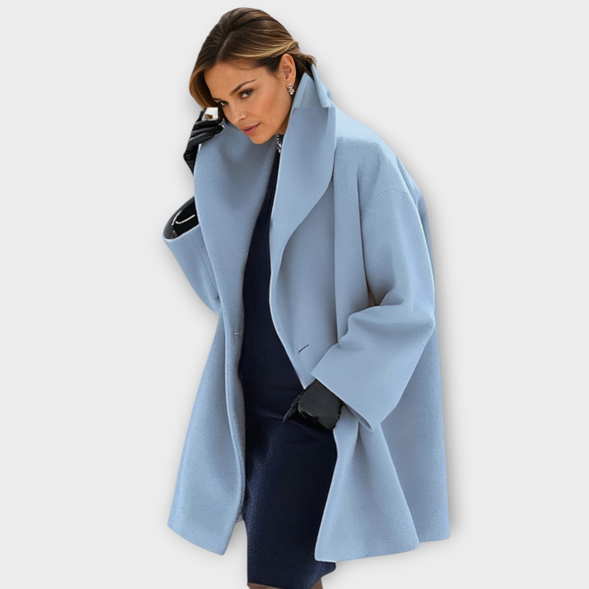 Emma Windproof Wolljacke – Damen Langärmlige Außenjacke