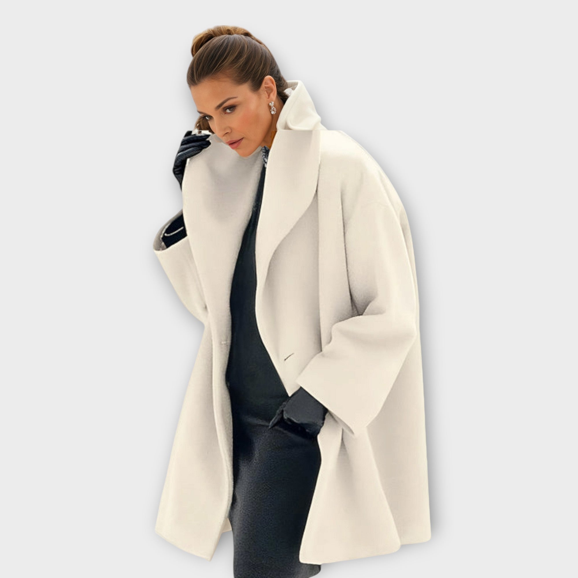 Emma Windproof Wolljacke – Damen Langärmlige Außenjacke