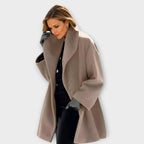 Emma Windproof Wolljacke – Damen Langärmlige Außenjacke