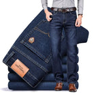 Baumwoll - Jeans mit geradem Schnitt für Herren
