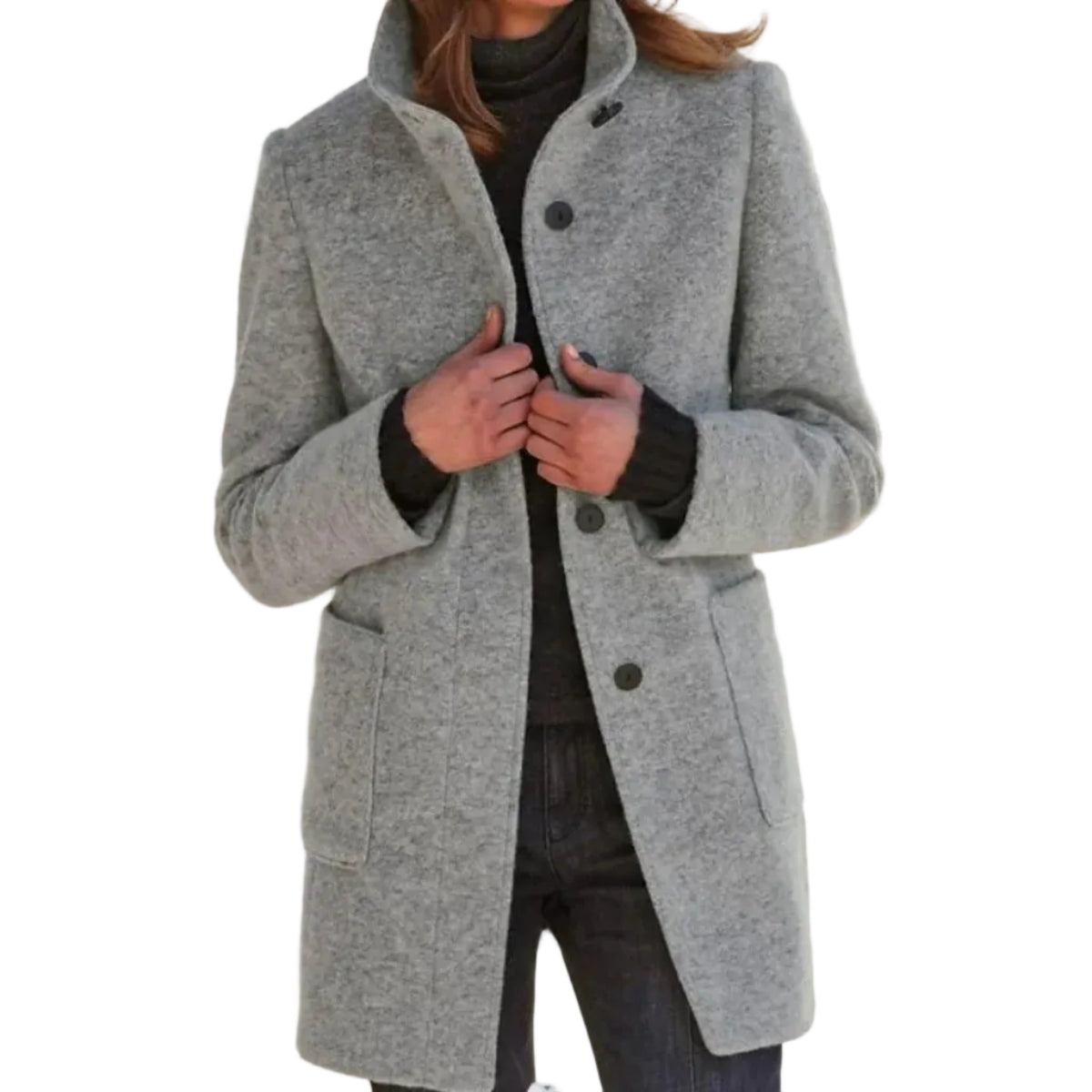 Damen Jacke mit Knopfleiste | Langarm Jacke in Regulärer Passform für Alltag und Smart Casual | Klassische Oberbekleidung | Schmid
