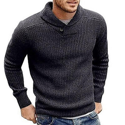 Dave | Einfarbiger Pullover für Männer