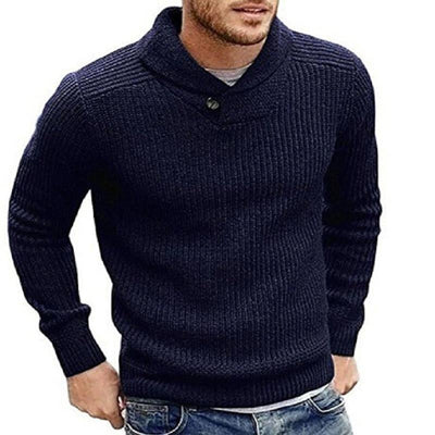 Dave | Einfarbiger Pullover für Männer
