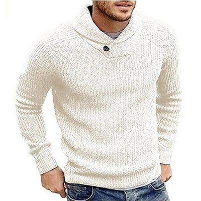 Dave | Einfarbiger Pullover für Männer