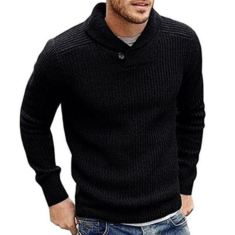Dave | Einfarbiger Pullover für Männer