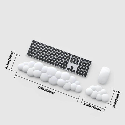 Wolkenförmige | tastatur- & maus-handballenauflage