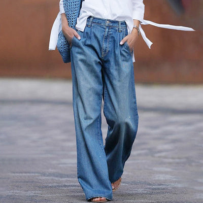 Krista | komfortable weit geschnittene damen jeans