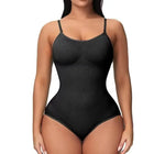 Damen Shapewear-Body Nahtlos | Polyamid & Elasthan | Mid-Thigh Body mit Leichter Kompression & Verstellbaren Trägern | Schmid