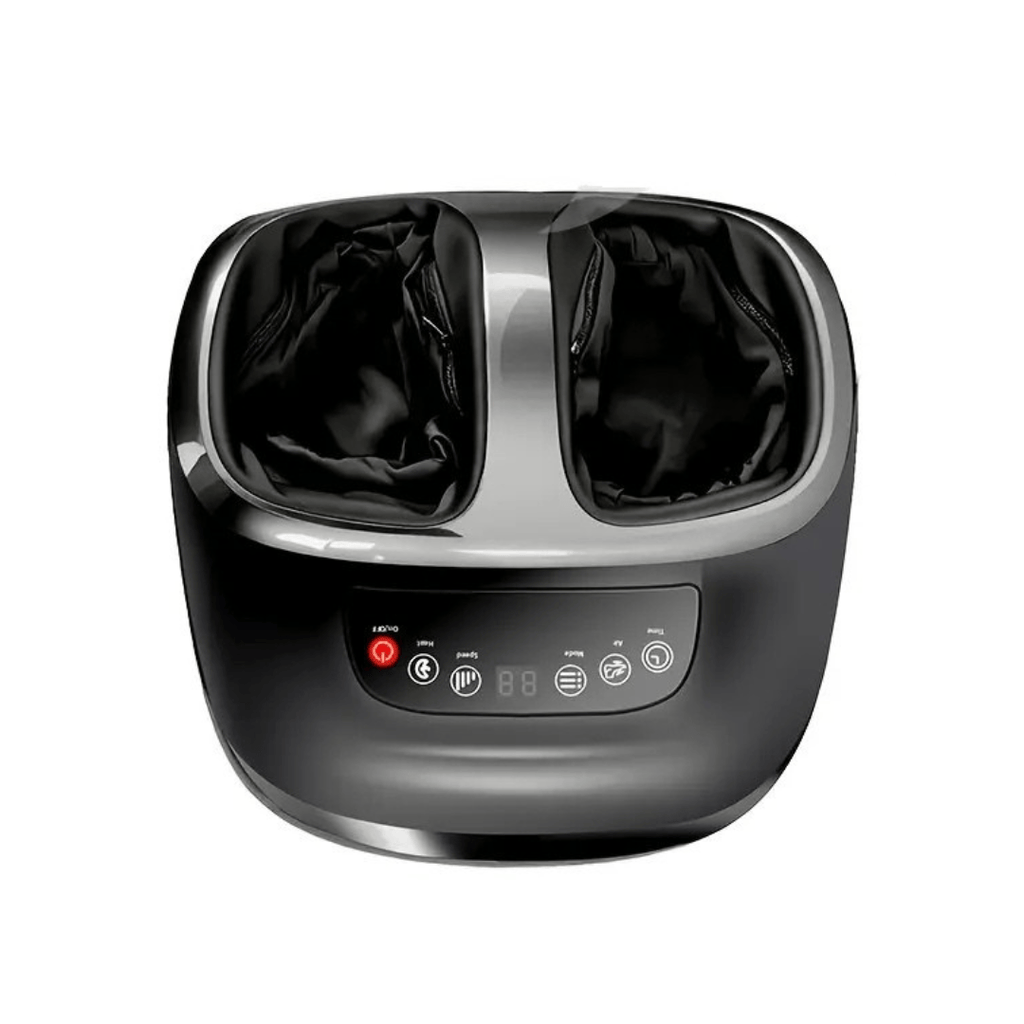 Elektrisches Shiatsu-Fußmassagegerät | Knetmassage, Vibration & 3 Wärmestufen | Verstellbares Massagegerät für Zuhause | Schmid