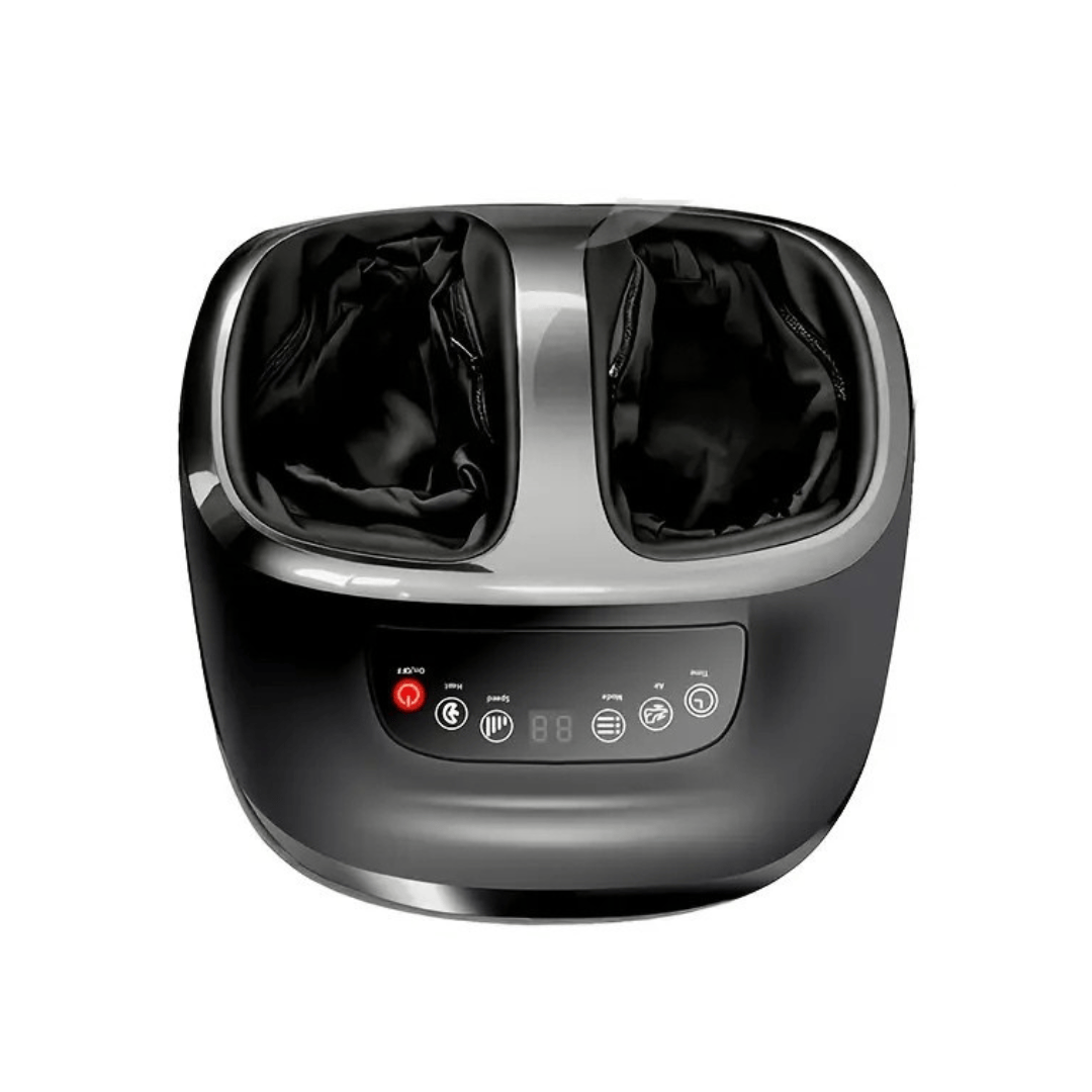 Elektrisches Shiatsu-Fußmassagegerät | Knetmassage, Vibration & 3 Wärmestufen | Verstellbares Massagegerät für Zuhause | Schmid