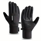 Kaschmir Winterhandschuhe mit Touch | Dehnbare Strickkonstruktion | Smartphone-Kompatible Unisex-Handschuhe in M–XL | Schmid