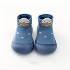 Kinder Slip-On Schuhe aus Textil | Gummisohle & PU-Einlegesohle | Schuhe mit Zeichentrickmuster für Alltag & Freizeit | Schmid