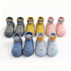 Kinder Slip-On Schuhe aus Textil | Gummisohle & PU-Einlegesohle | Schuhe mit Zeichentrickmuster für Alltag & Freizeit | Schmid