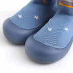 Kinder Slip-On Schuhe aus Textil | Gummisohle & PU-Einlegesohle | Schuhe mit Zeichentrickmuster für Alltag & Freizeit | Schmid