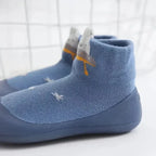 Kinder Slip-On Schuhe aus Textil | Gummisohle & PU-Einlegesohle | Schuhe mit Zeichentrickmuster für Alltag & Freizeit | Schmid