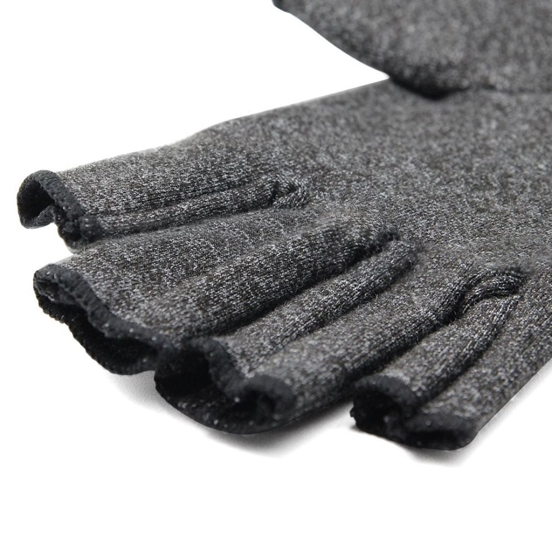 Fingerlose Kompressionshandschuhe | Baumwollmischung & Leichte Kompression | Handschuhe zur Unterstützung im Alltag | Schmid