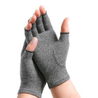 Fingerlose Kompressionshandschuhe | Baumwollmischung & Leichte Kompression | Handschuhe zur Unterstützung im Alltag | Schmid