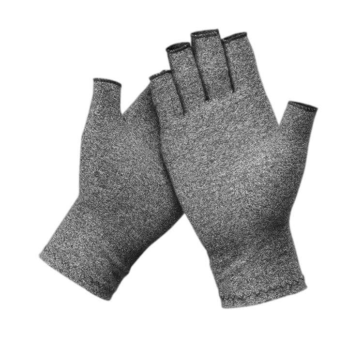 Fingerlose Kompressionshandschuhe | Baumwollmischung & Leichte Kompression | Handschuhe zur Unterstützung im Alltag | Schmid