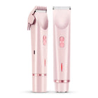 2-in-1 Körper- & Gesichtstrimmer | Keramik- & Edelstahlklingen | IPX7 Wiederaufladbarer USB-C Grooming-Trimmer | Schmid